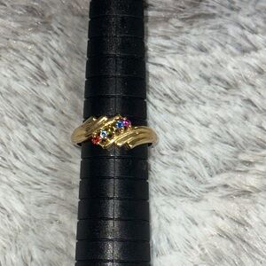 LMulti-Color Gemstone Ring size 6.5